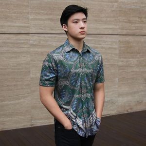 Luxury Performance Batik Shirt for Mens